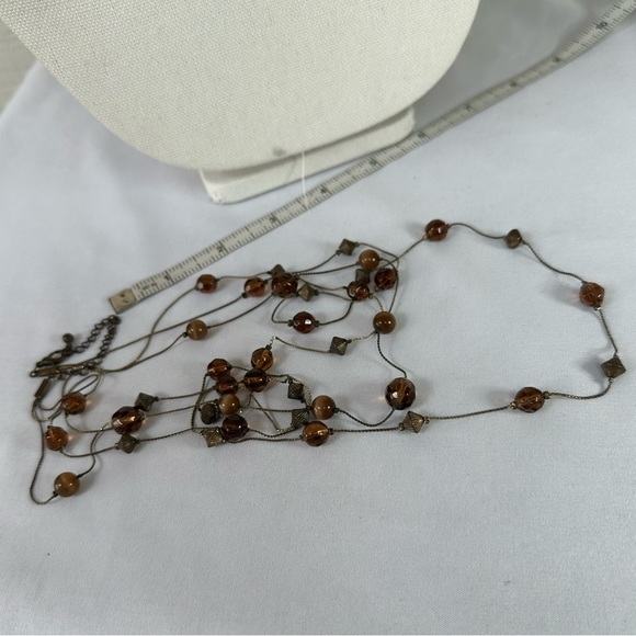 Three long station style bead necklaces - Picture 9 of 9